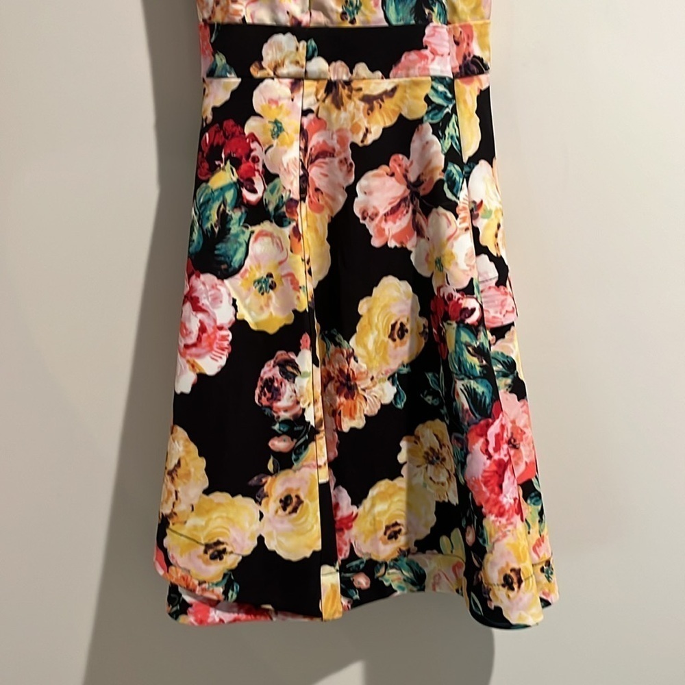 Speechless black pink yellow white floral dress. Size 13. - Picture 5 of 6
